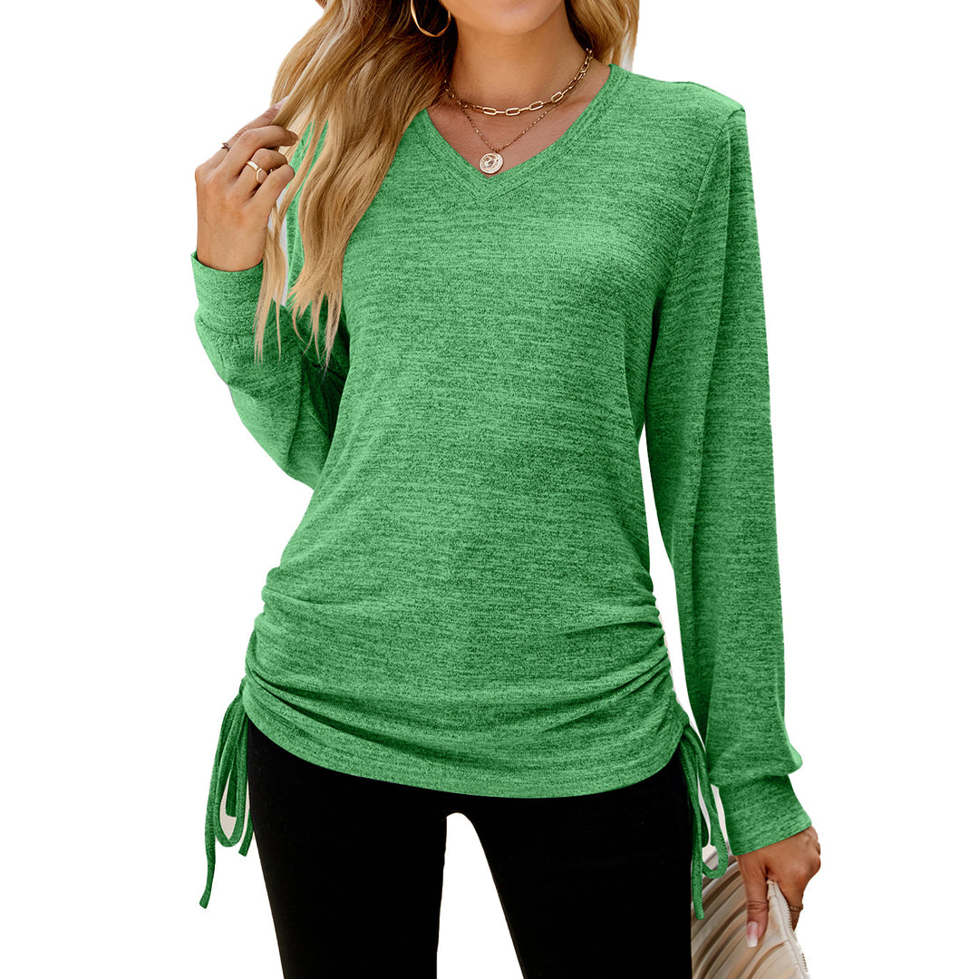 Damen Langarmshirt mit verstellbarem Bund Drune