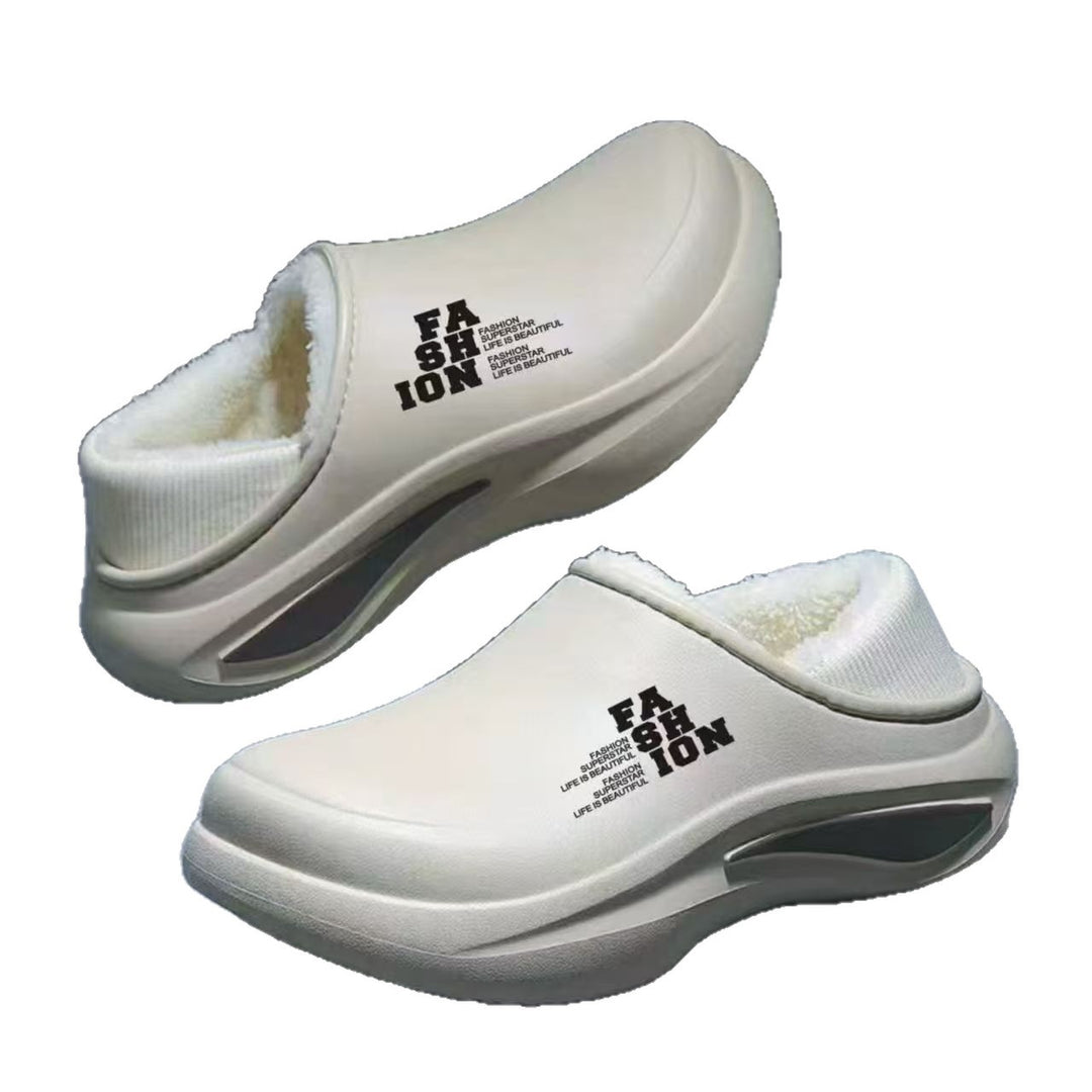 Damen Gefütterte Thermo‑Clogs aus leichtem EVA mit Teddyfutter und dämpfender Komfortsohle Drune