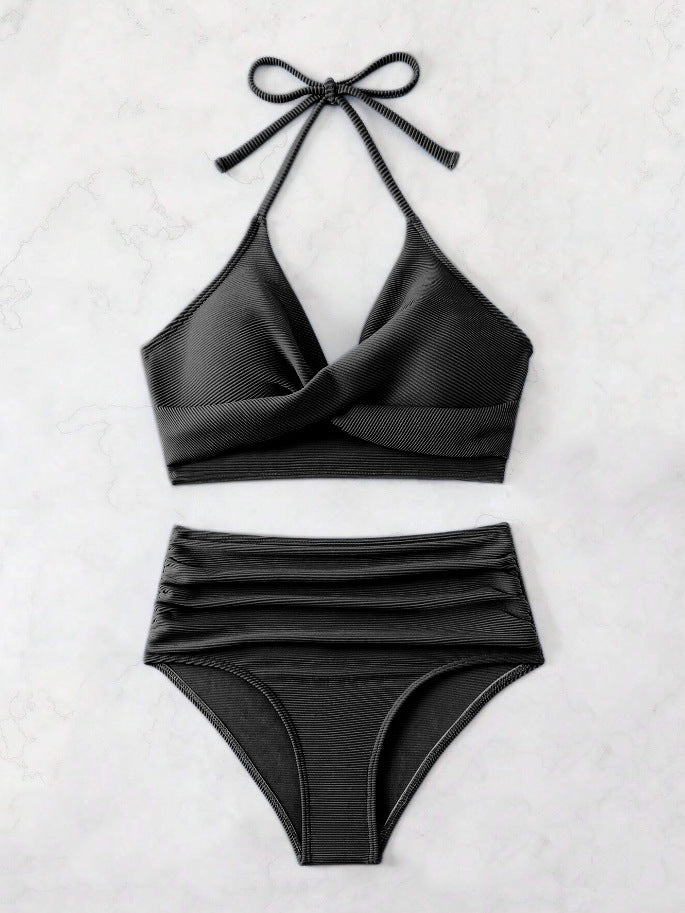 Damen Hochtailliertes Bikini-Set Drune