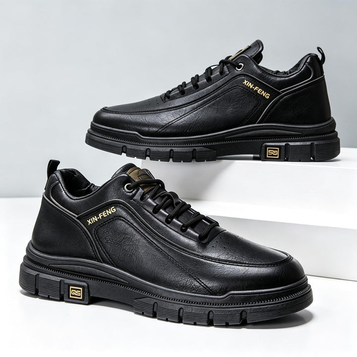 Herren Sportliche Leder Sneakers Drune