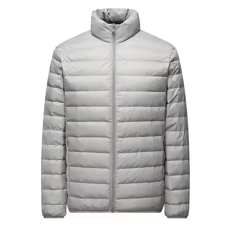Herren nan ultraleichte Packbare Microsteppjacke mit Stehkragen, wattierter Isolierung und windabweisender Hülle Drune