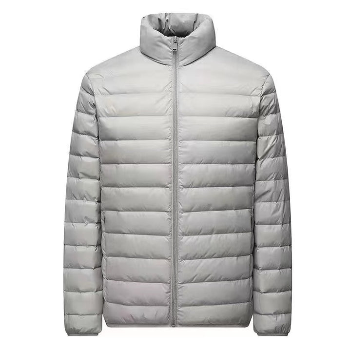 Herren nan ultraleichte Packbare Microsteppjacke mit Stehkragen, wattierter Isolierung und windabweisender Hülle Drune