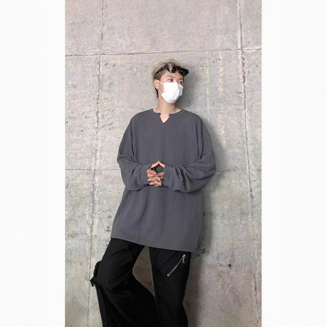 Damen Hochwertiges Sweatshirt mit Struktur Drune