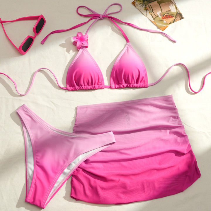 Damen Sportliches Bikini-Set mit modularem Rock Drune