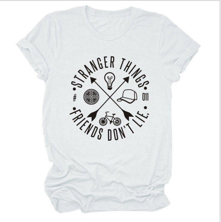 Damen Grafik T-Shirt mit Stranger Things Motiv Drune