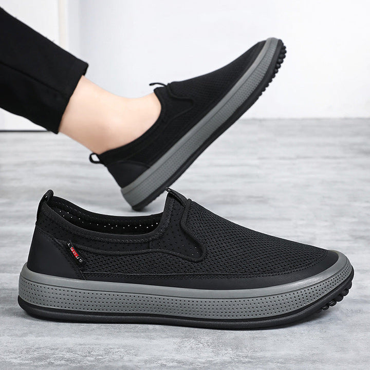 Damen Komfortable und atmungsaktive Slip-On Sneakers mit rutschfester Sohle Drune