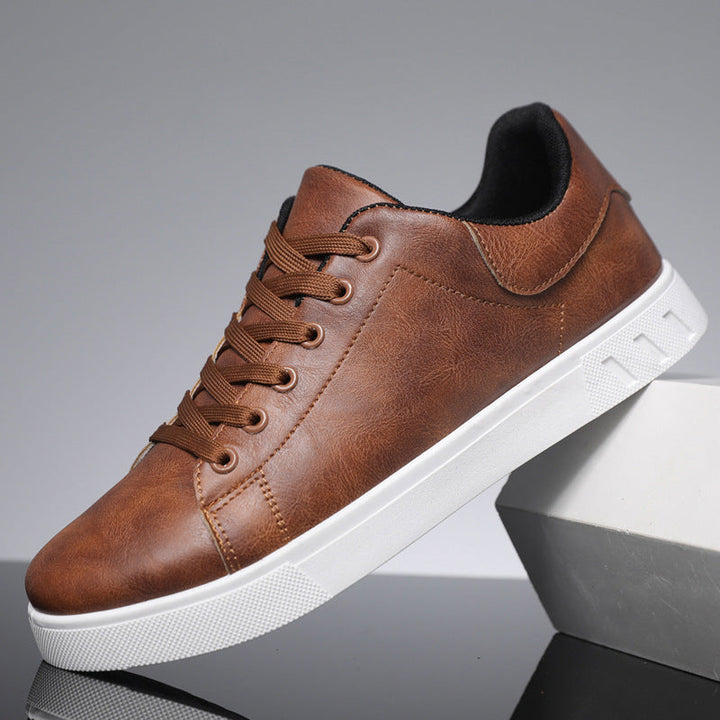 Damen Sportliche Sneaker aus hochwertigem Leder mit rutschfester Sohle Drune