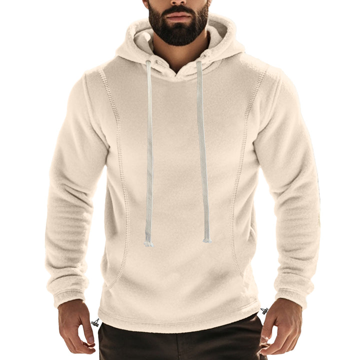 Herren bequemer Kapuzenpullover aus Kuschelmaterial Drune