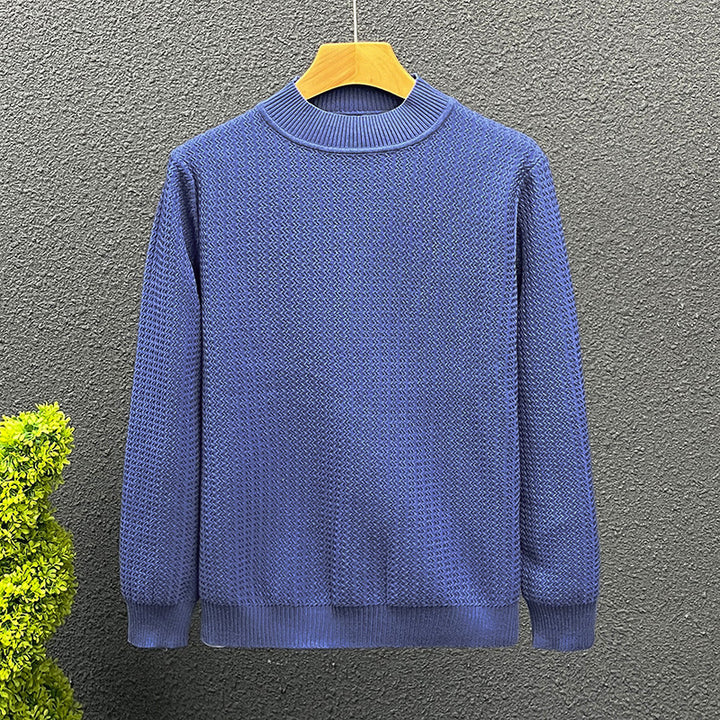 Damen Strukturierter Rollkragenpullover aus feinem Waffelstrick Drune