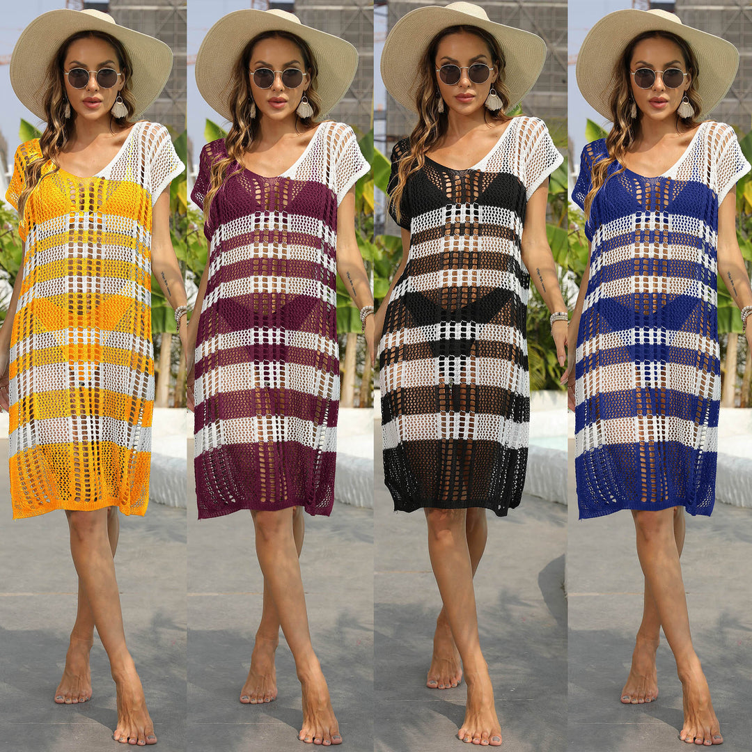 Damen Luftiges Häkel-Strandkleid Drune