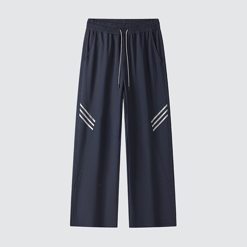 Herren Weite Relaxed-Freizeithose mit Tunnelzug & markanten Teilungsnähten Drune