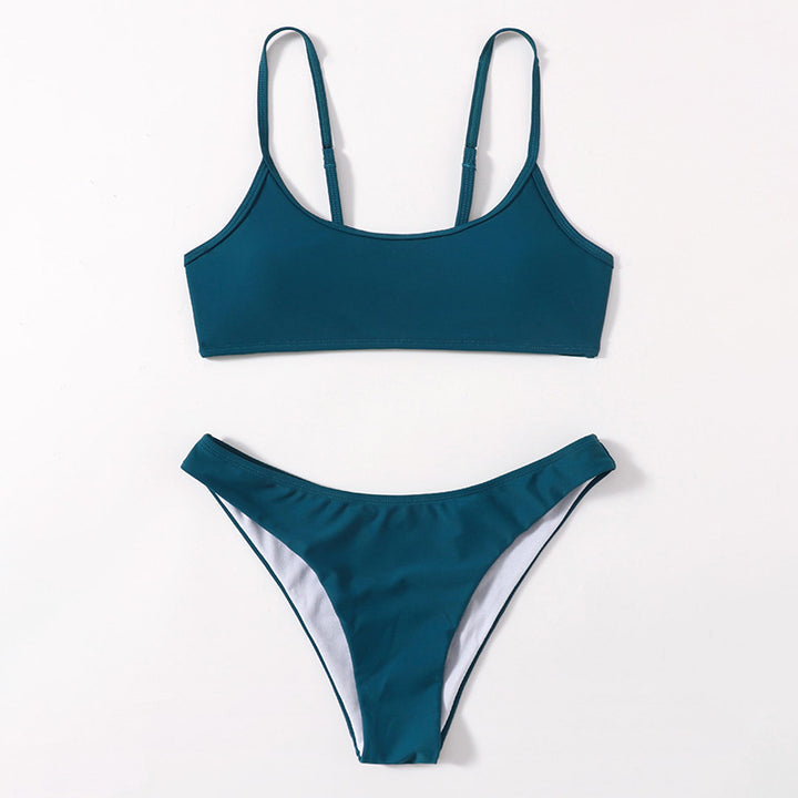Damen Bikini-Set mit minimalistischem Design und verstellbaren Trägern Drune