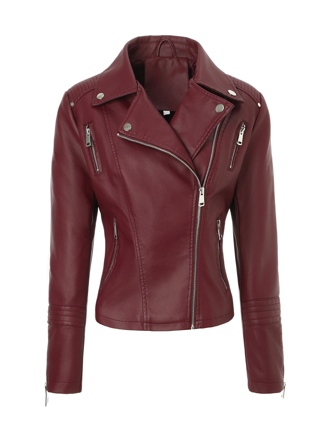 Damen Klassische Bikerjacke Drune