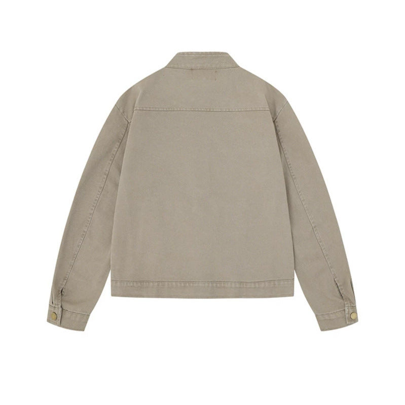 Damen militärisch inspirierte Übergangsjacke mit Kordelverzierung und Epauletten Drune