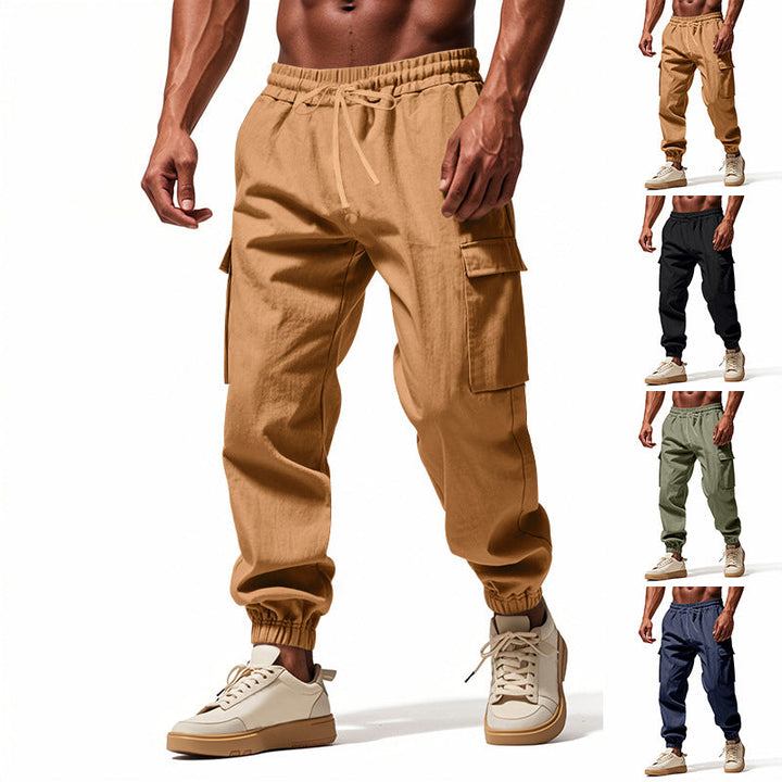 Herren Cargo-Hose mit elastischem Bund und praktischen Seitentaschen Drune