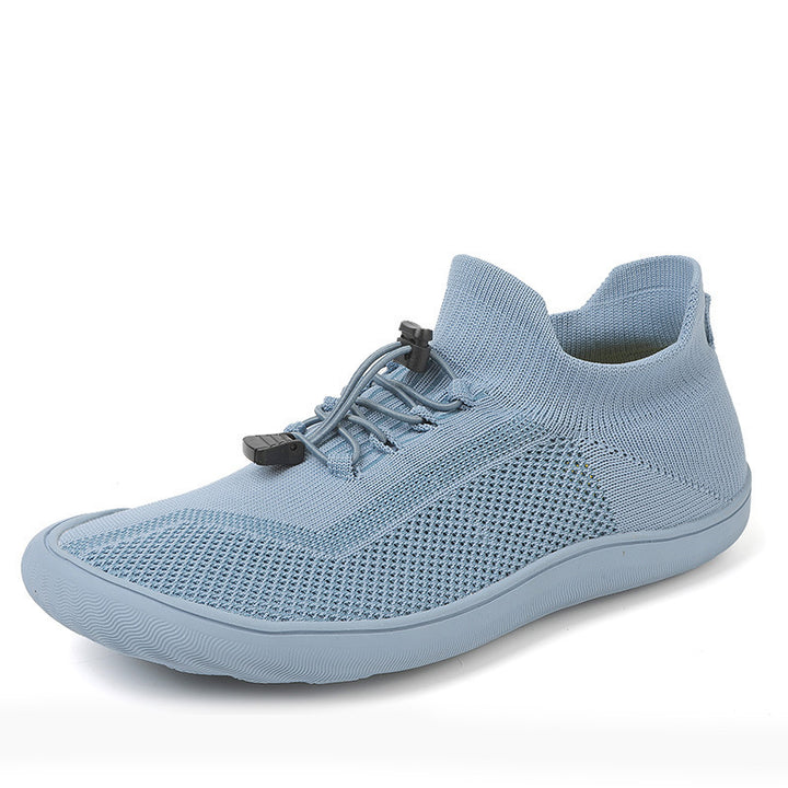 Unisex nan schlanker Strick-Schlupftrainer mit Zugstopper-Schnürung und ultraflexibler Minimalsohle Drune
