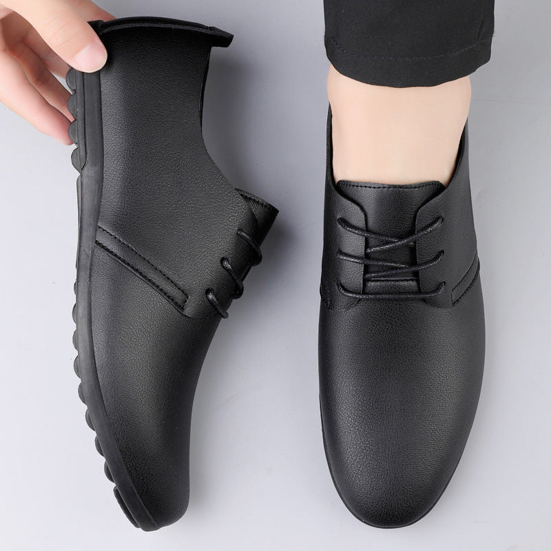 Damen Elegante Schnürschuhe aus hochwertigem Leder mit rutschfester Sohle Drune