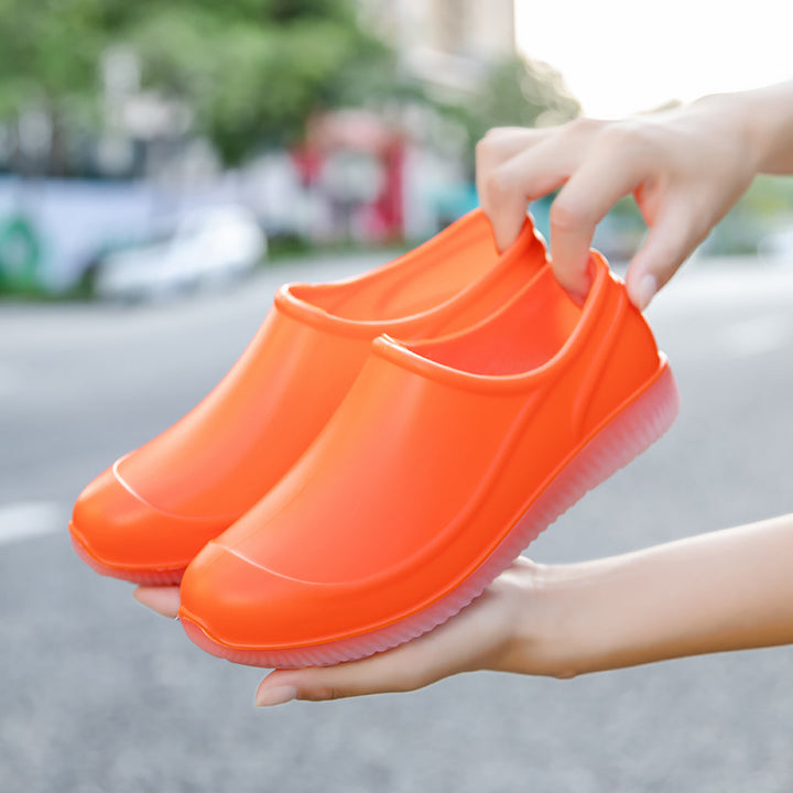 Unisex Wasserdichte Schlupf-Clogs mit stoßdämpfender EVA-Sohle und ergonomischer Fußmulde Drune