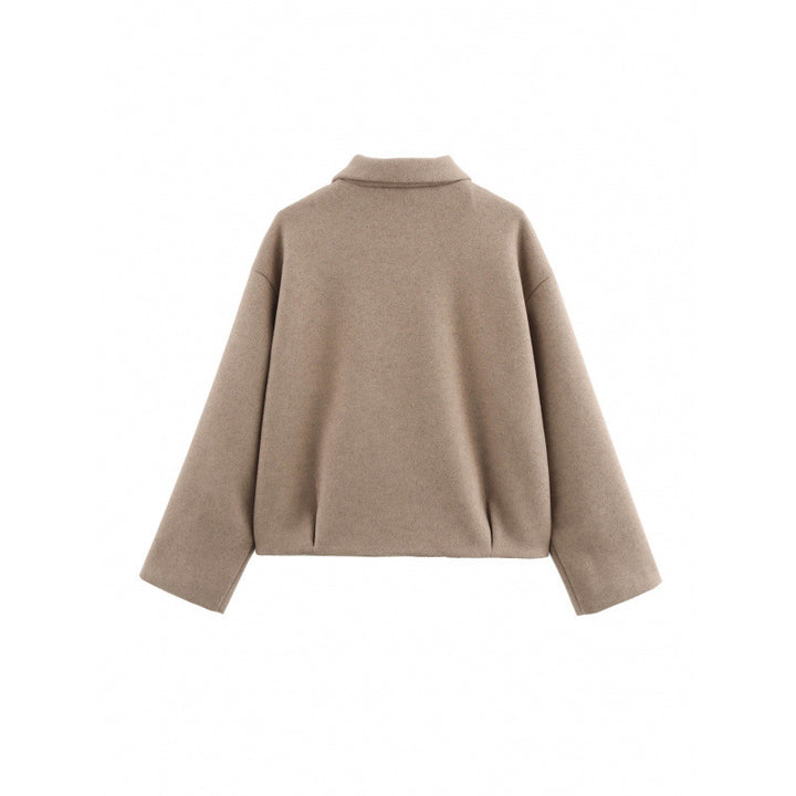 Damen elegante Fleece-Jacke mit Reißverschluss Drune