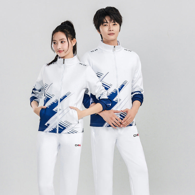 Unisex Sportliches Trainings-Set aus Funktionsjacke und lässiger Jogginghose Drune