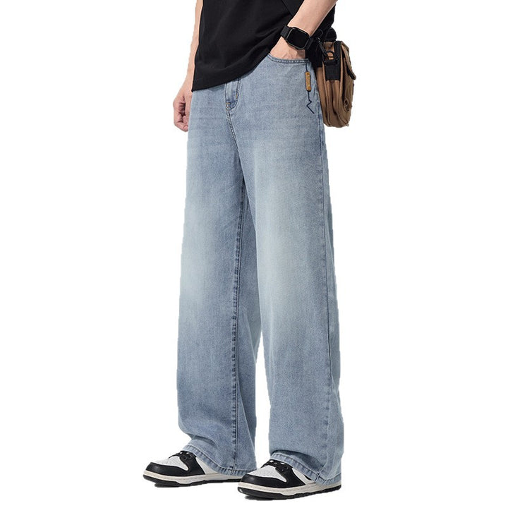 Herren Weite Jeans im lässigen Look Drune