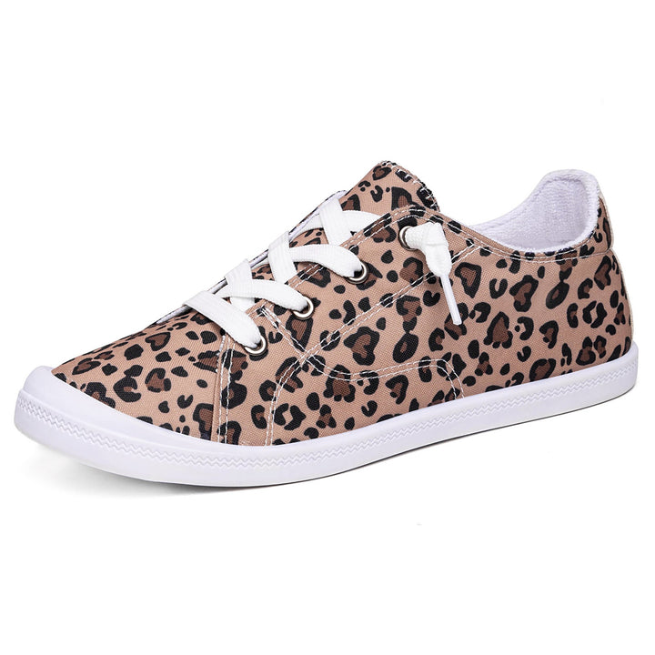 Damen Bequeme Canvas Sneakers mit atmungsaktiver Innensohle Drune