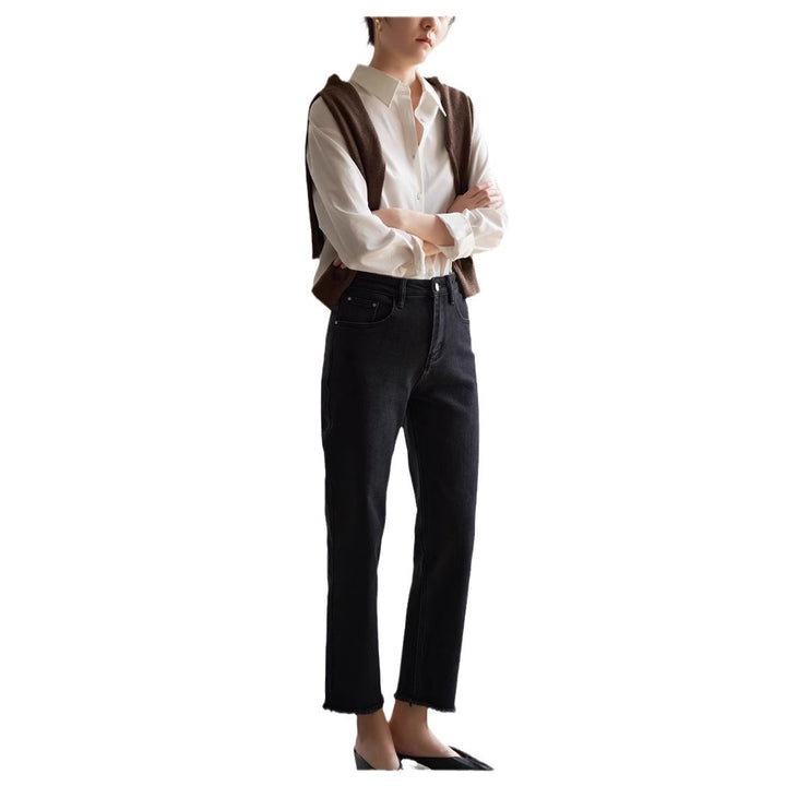 Damen Schicke und lässige Bluse mit oversized Schnitt Drune
