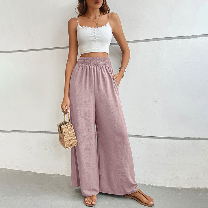 Damen Elegante Weite Sommerhose Drune
