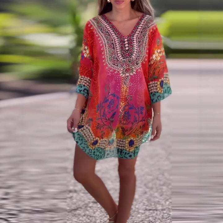 Damen Ätherisches Bohemian Strandtuch Drune