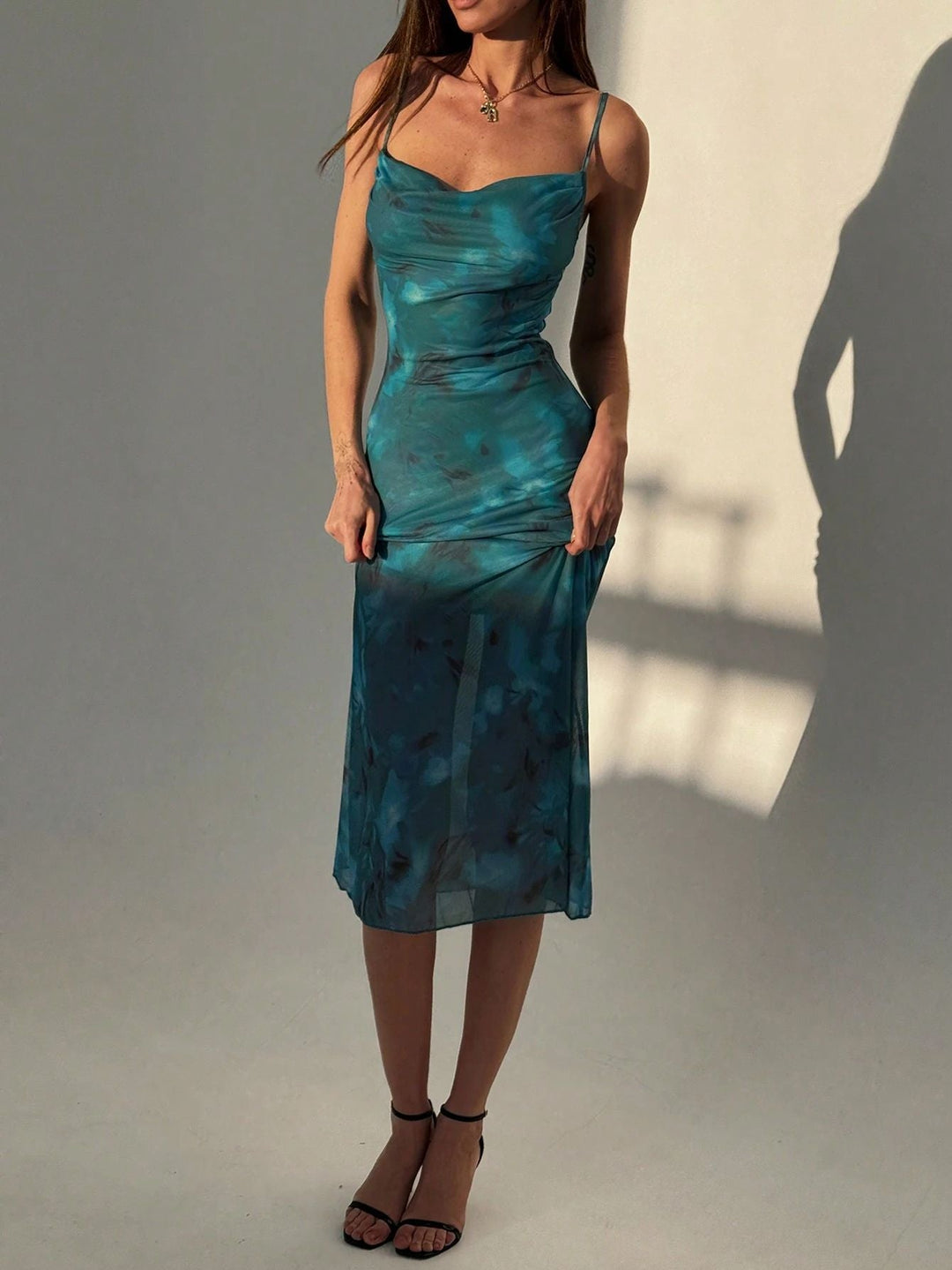 Damen Bodiescon Cocktailkleid Drune