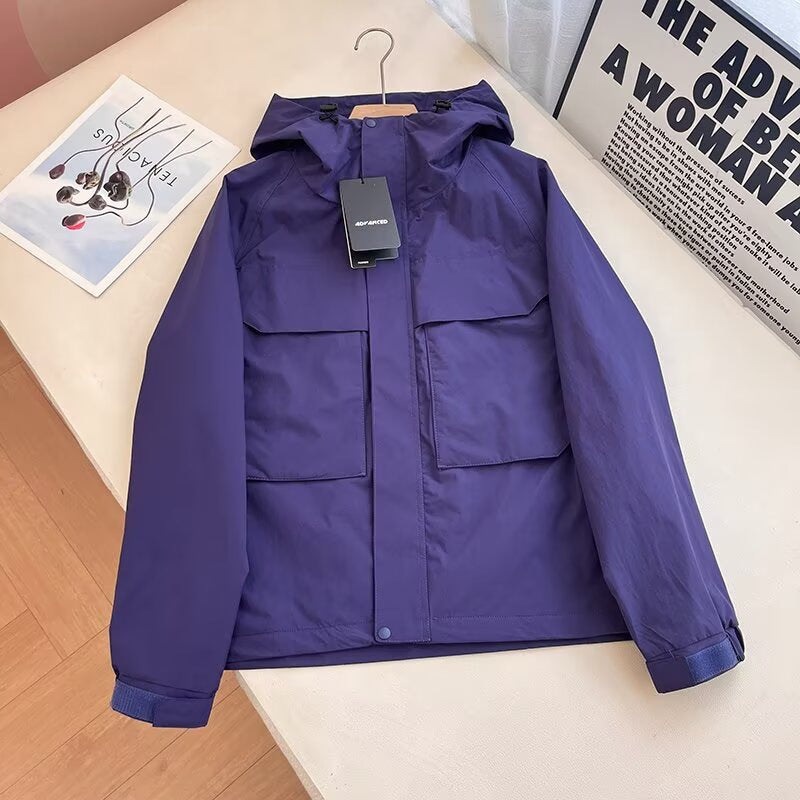Damen funktionale Outdoor-Jacke mit praktischen Taschen Drune