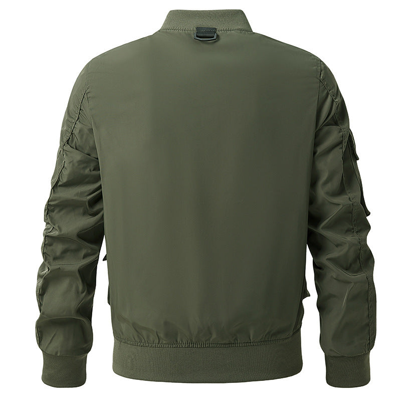 Herren taktische Cargo-Bomberjacke mit modularen Taschen Drune