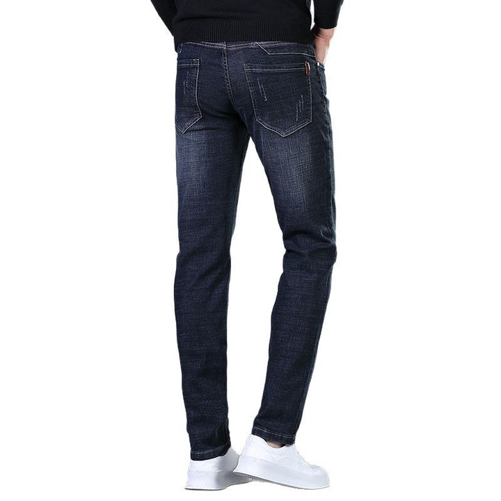 Damen Elastische Slim‑Straight-Jeans mit hohem Komfortbund Drune