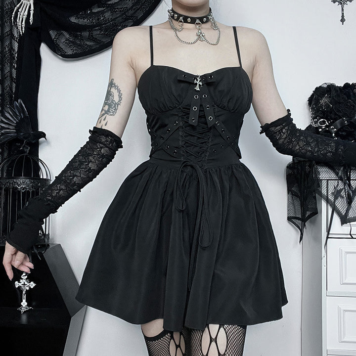 Damen figurbetonte Bluse mit Rüschendetails und Schnürung Drune