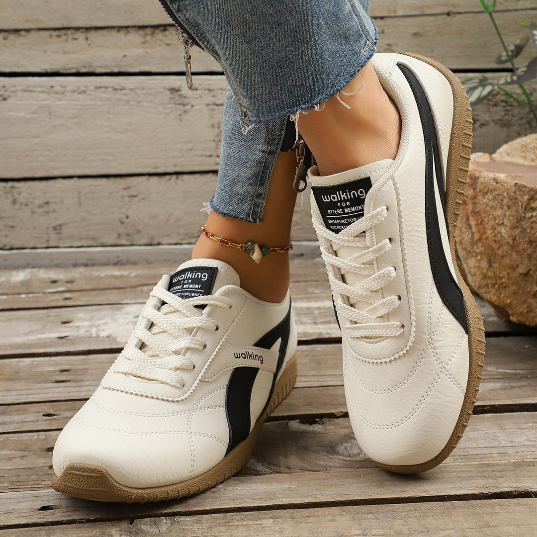 Damen Sportlicher Komfort-Sneaker mit retro-inspirierter Laufsohle Drune