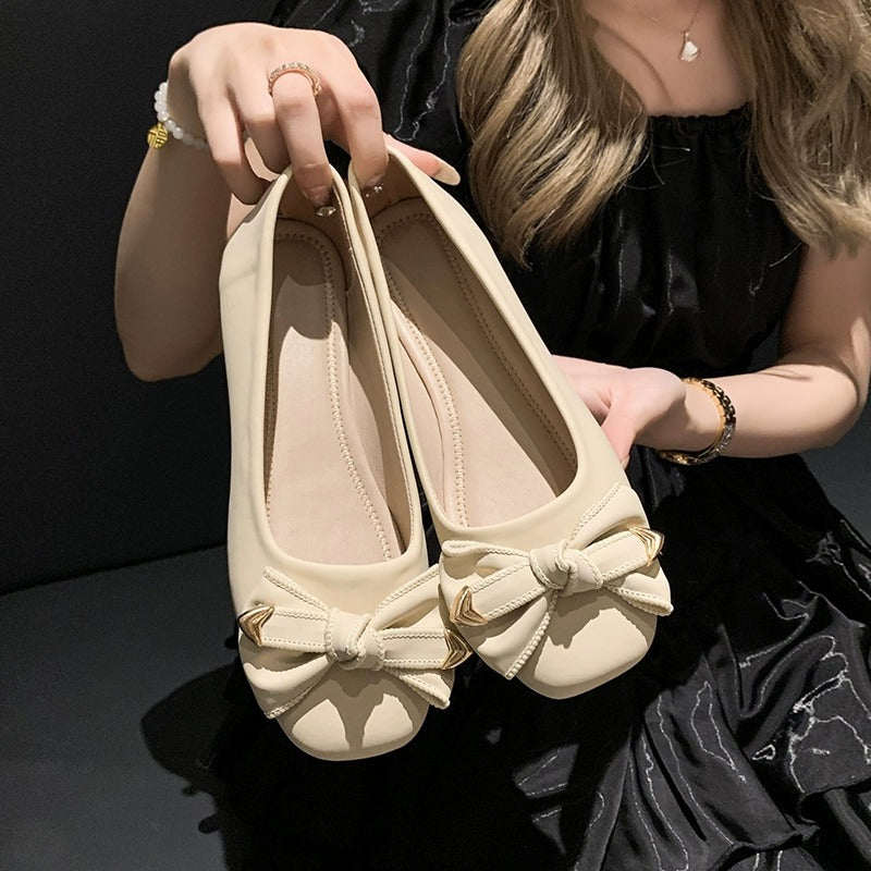 Damen Ballerinas mit elegantem Schleifen-Detail und weichem Fußbett Drune