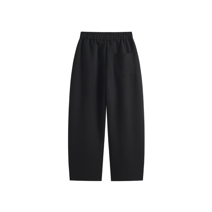 Damen Weite Jogginghose aus Baumwollmischung mit elastischem Kordelbund Drune