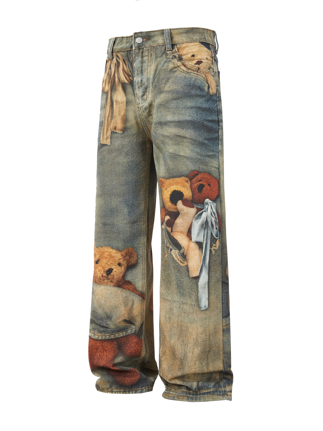 Damen Trendige Freizeitjeans Drune