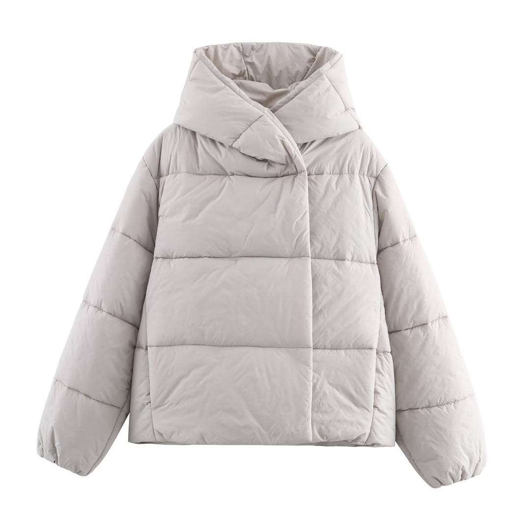 Damen Steppjacke mit weichem Hoody Drune