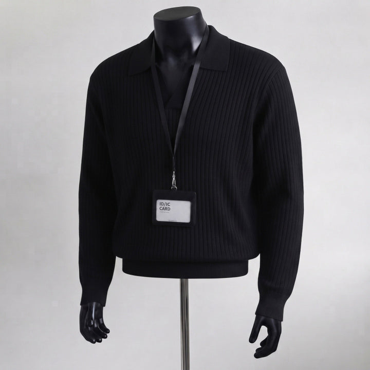 Herren Strukturierter Pullover Drune
