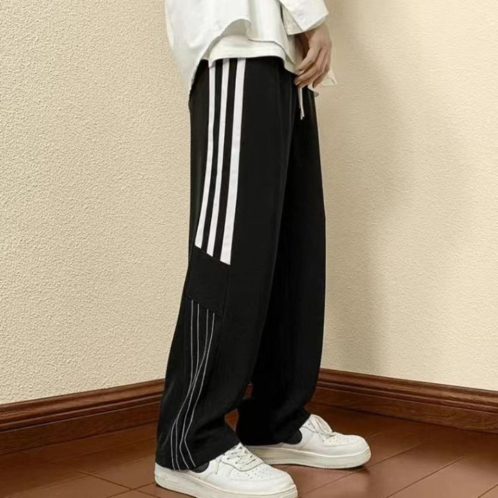 Herren Sportliche Freizeithose mit modernen Seitendetails Drune