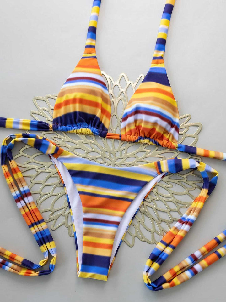 Damen Triangel-Bikini mit verstellbaren Bändern Drune