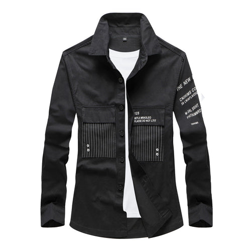 Herren Modische Utility-Hemdjacke Drune