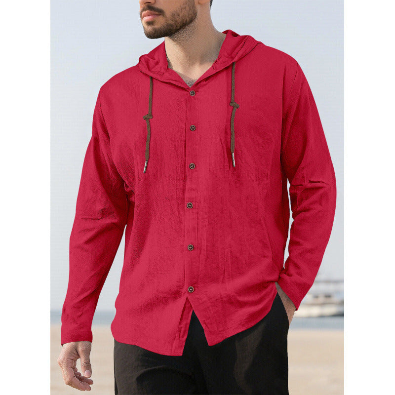 Herren Leichte Kapuzenshirt Drune
