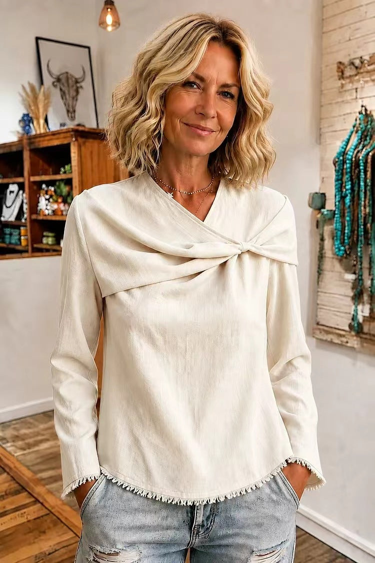 Damen Elegante und bequeme Bluse Drune