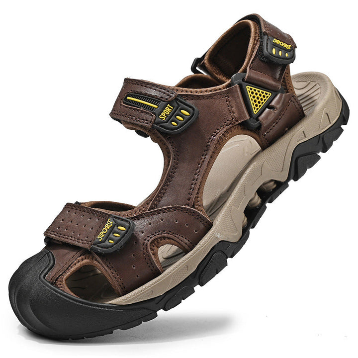 Herren Sportliche Freizeitsandalen mit einem praktischen Klettverschluss und rutschfester Sohle Drune