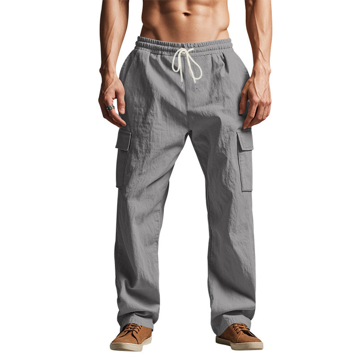 Herren Cargo-Hose mit elastischem Bund und seitlichen Taschen Drune