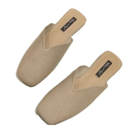 Damen Elegante und moderne Mules mit ausgefallenem Überkreuz-Design Drune