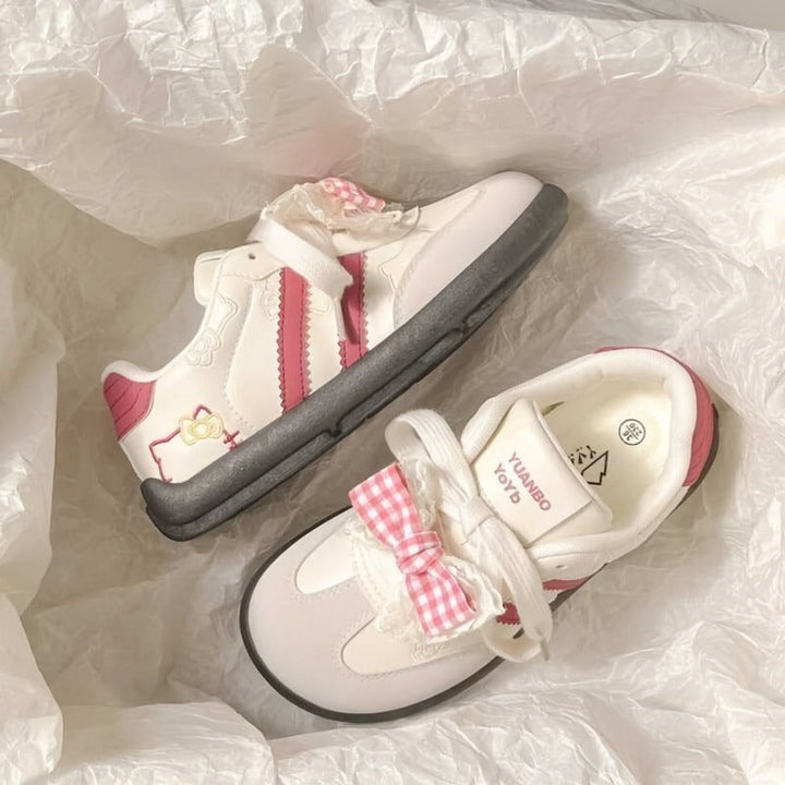 Damen Sportliche Sneaker mit einzigartigen Tiermotiven und dekorativer Schnürung Drune