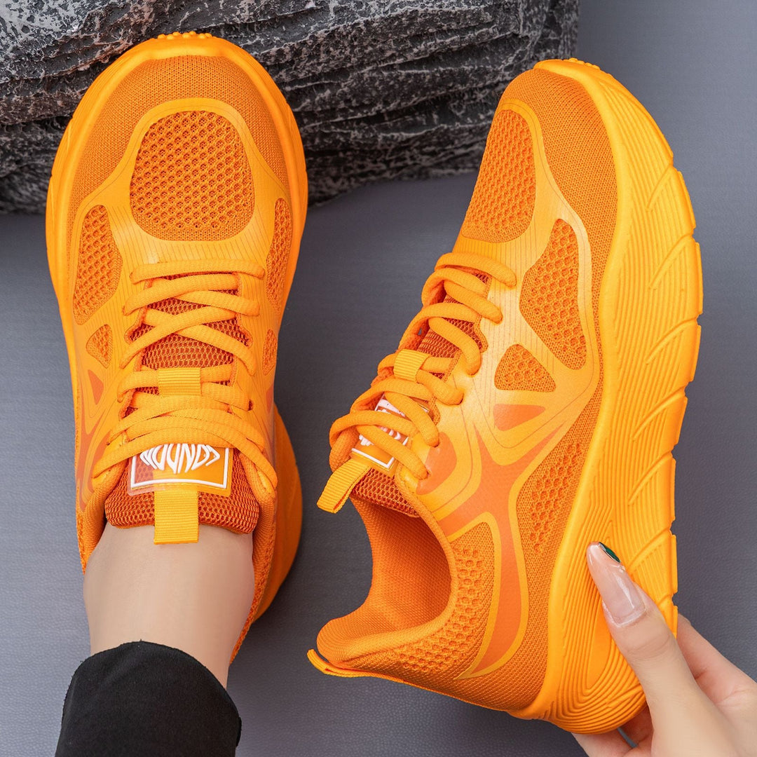 Damen Sportliche Laufschuhe mit atmungsaktivem Mesh-Obermaterial und gepolsterter Sohle Drune